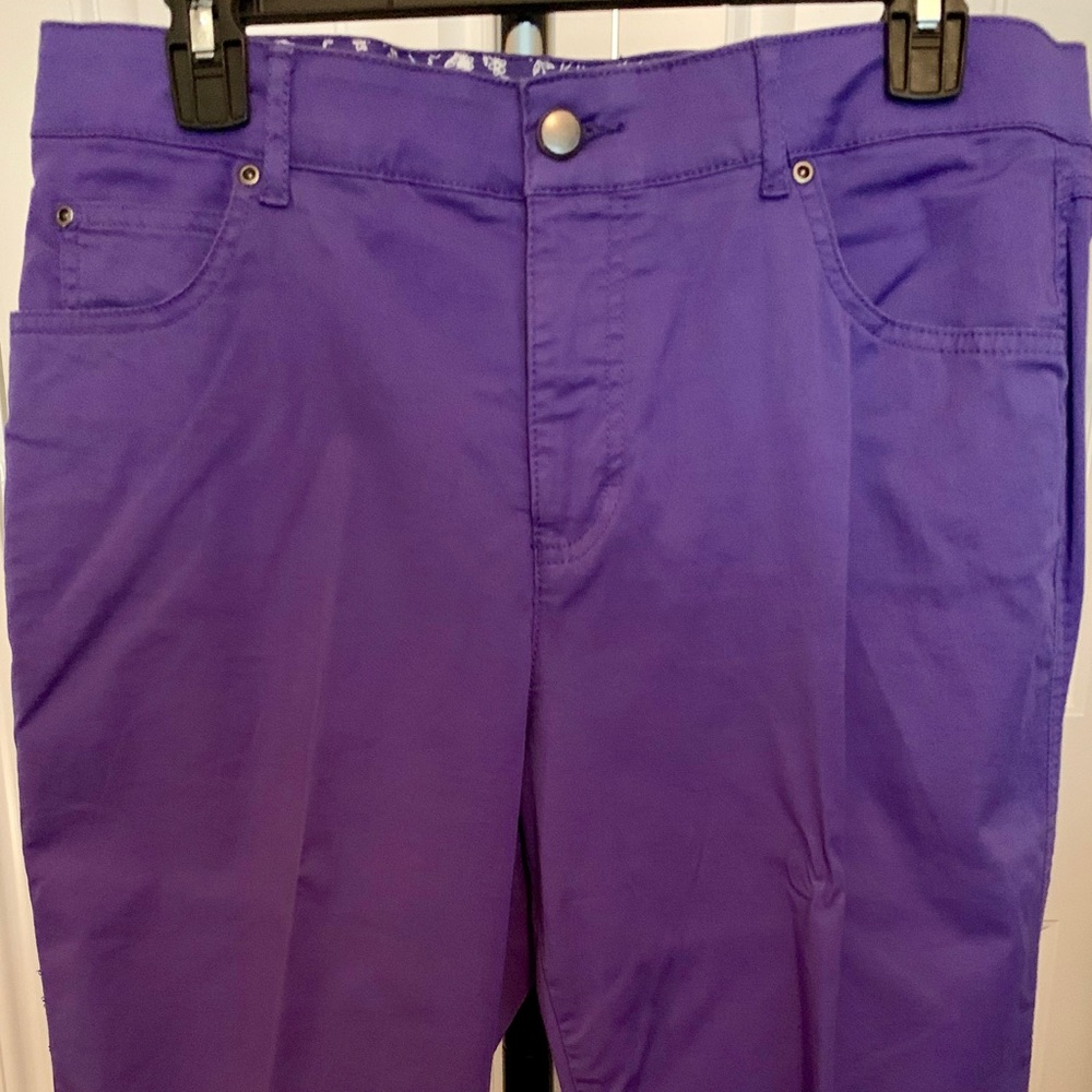 Erika Petite Capri’s (Purple Color)